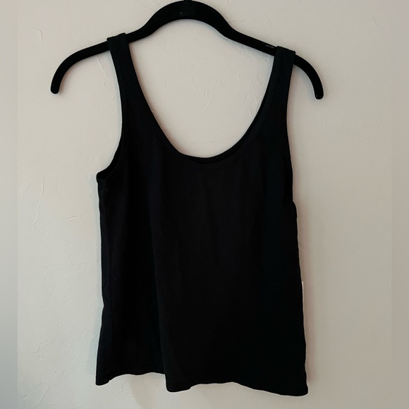 MATE THE LABEL ORGANIC COTTON LAYERING TANK JET BLACK XS - Picture 3 of 4